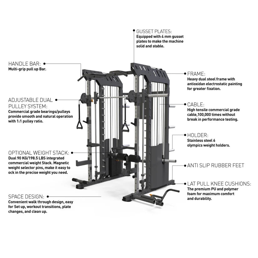 Primal Personal Series Plate Loading Multi Rack System